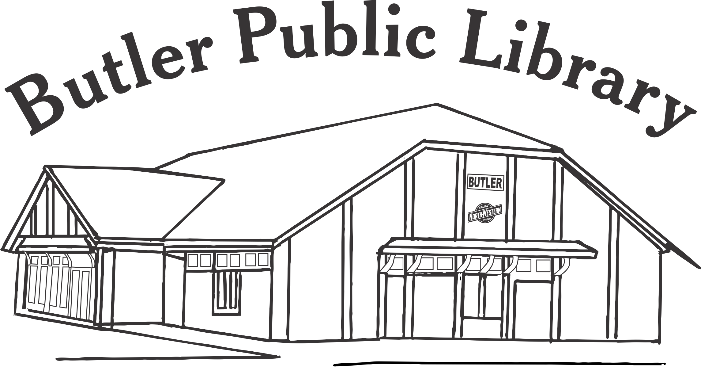 Homepage of Butler Public Library