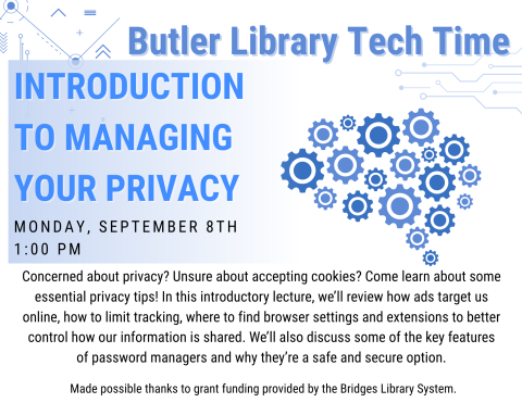 Butler Library Tech Time