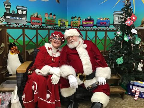 Mrs. Claus and Santa